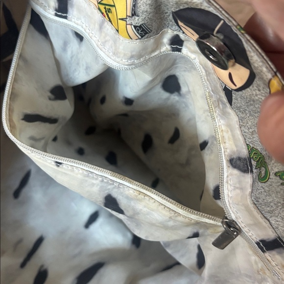 Harajuku Lovers Bag Green Top Snap Closure Shopper Shoulder tote Sports Motif - Picture 7 of 9